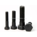 Itim na sink plated hex bolts